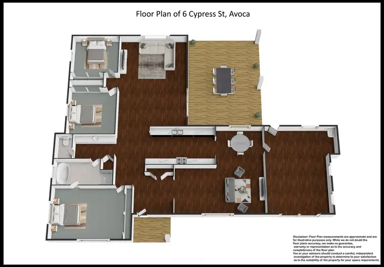 Floorplan of Homely house listing, 6 Cypress Street, Avoca QLD 4670