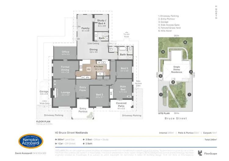 Floorplan of Homely house listing, 40 Bruce St, Nedlands WA 6009