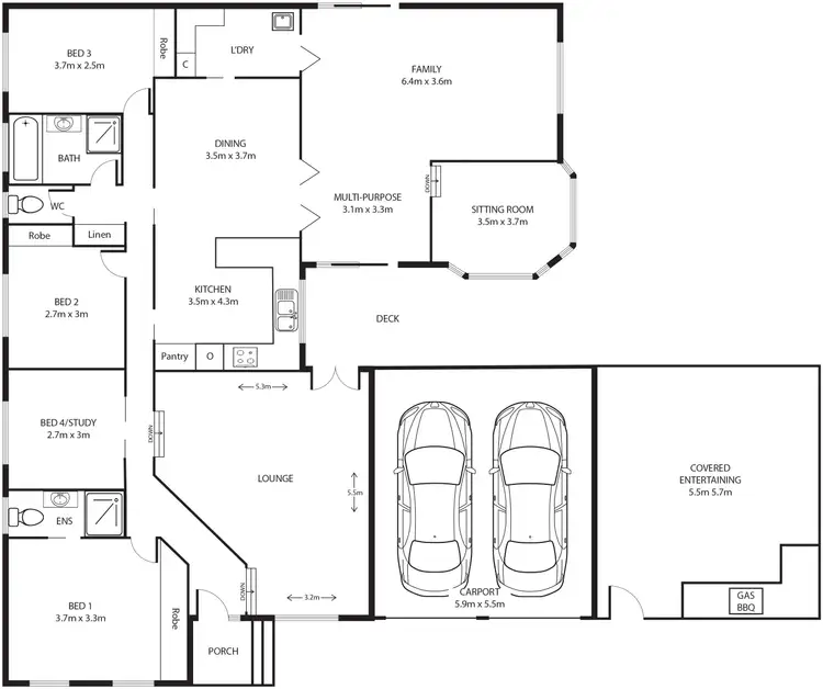 Floorplan of Homely house listing, 177 Newman-Morris Circuit, Oxley ACT 2903