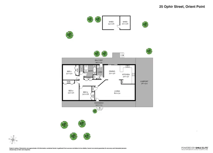 Floorplan of Homely house listing, 25 Ophir Street, Orient Point NSW 2540