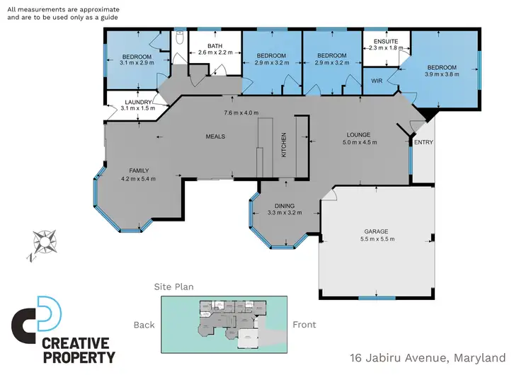 Floorplan of Homely house listing, 16 Jabiru Avenue, Maryland NSW 2287