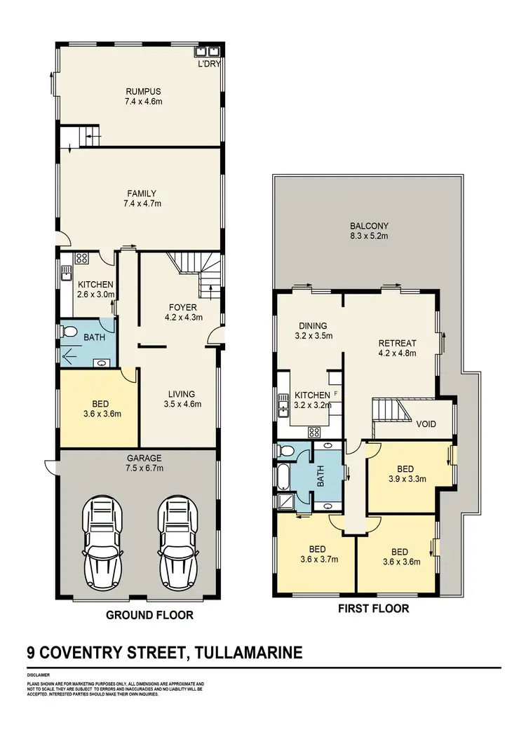 Floorplan of Homely house listing, 9 Coventry Street, Tullamarine VIC 3043