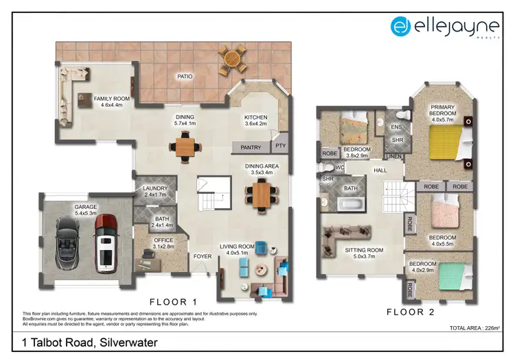 Floorplan of Homely house listing, 1 Talbot Road, Silverwater NSW 2264