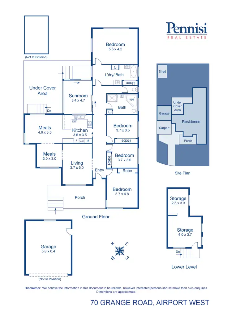 Floorplan of Homely house listing, 70 Grange Road, Airport West VIC 3042