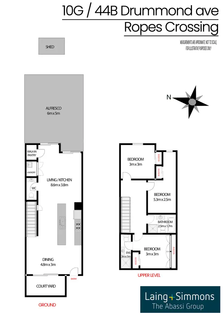 Floorplan of Homely unit listing, 10/44B Drummond Avenue, Ropes Crossing NSW 2760