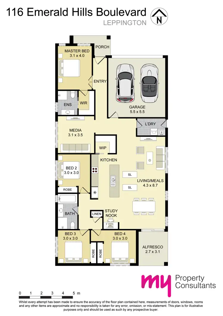 Floorplan of Homely house listing, 116 Emerald Hills Boulevard, Leppington NSW 2179