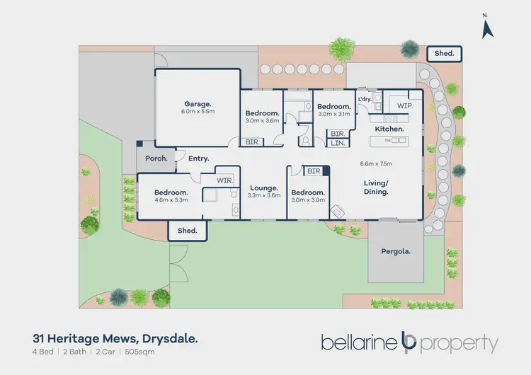Floorplan of Homely house listing, 31 Heritage Mews, Drysdale VIC 3222