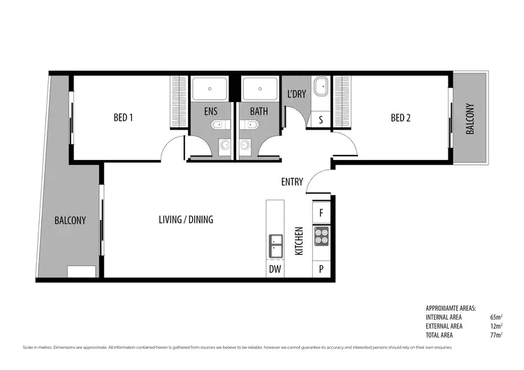 Floorplan of Homely apartment listing, 215/181 Sutherland Crescent, Taylor ACT 2913