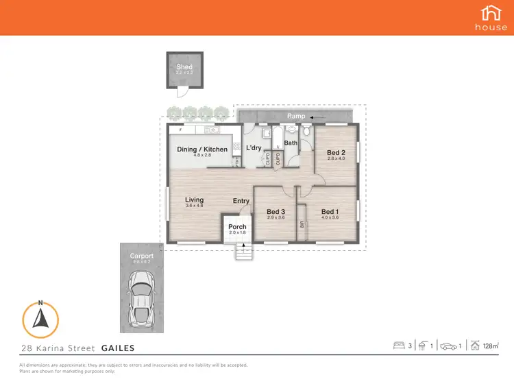 Floorplan of Homely house listing, 28 Karina Street, Gailes QLD 4300
