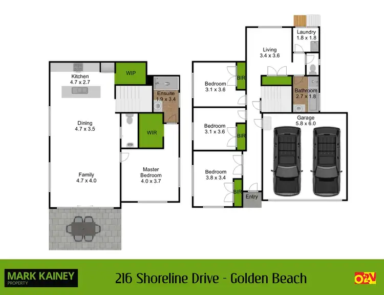Floorplan of Homely house listing, 216 Shoreline Drive, Golden Beach VIC 3851