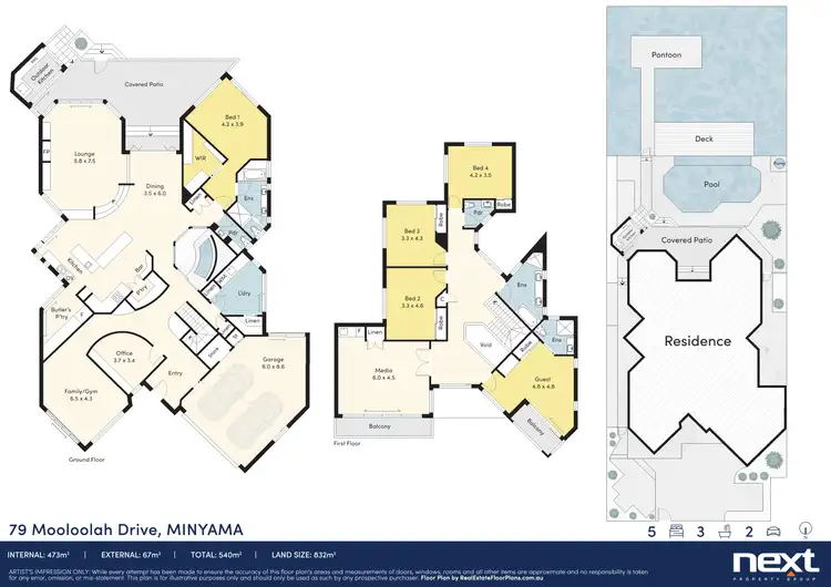 Floorplan of Homely house listing, 79 Mooloolah Drive, Minyama QLD 4575