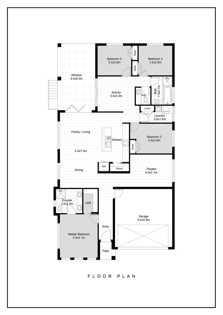 Floorplan of Homely house listing, 1 Montgomery Way, Moss Vale NSW 2577