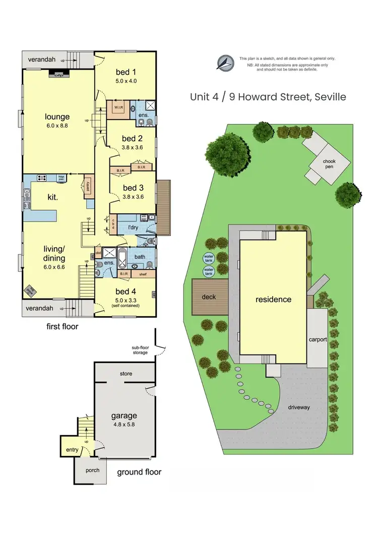 Floorplan of Homely house listing, 4/9 Howard Street, Seville VIC 3139