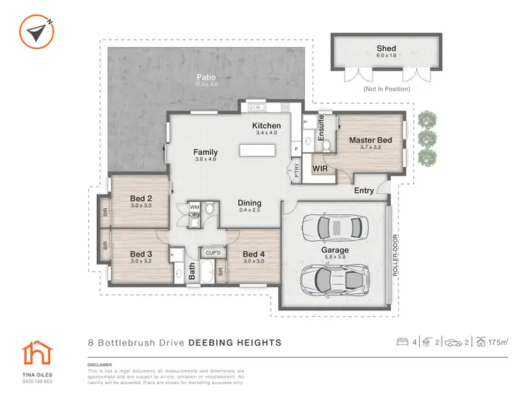 Floorplan of Homely house listing, 8 Bottlebrush Drive, Deebing Heights QLD 4306