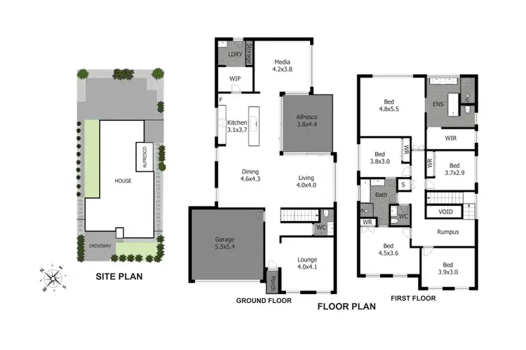 Floorplan of Homely house listing, 22 Avocet Circuit, Cranebrook NSW 2749