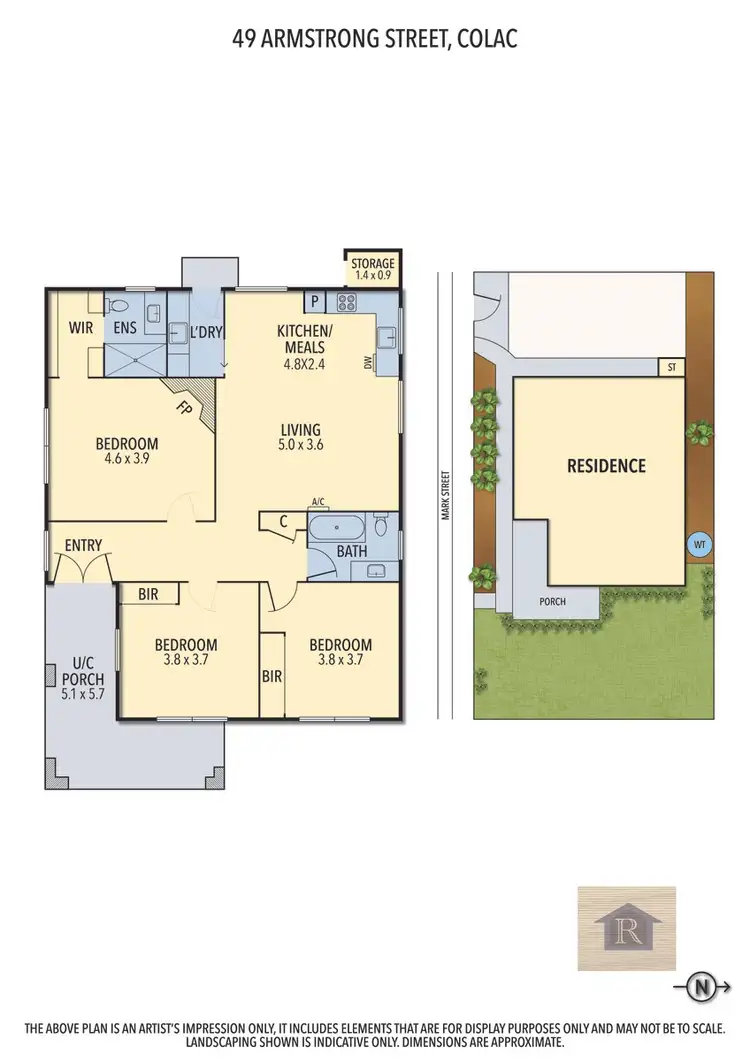 Floorplan of Homely house listing, 49 Armstrong Street, Colac VIC 3250