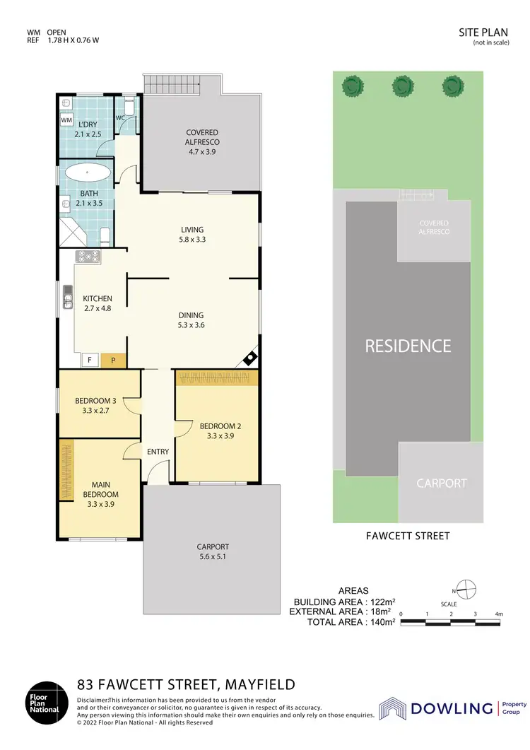Floorplan of Homely house listing, 83 Fawcett Street, Mayfield NSW 2304