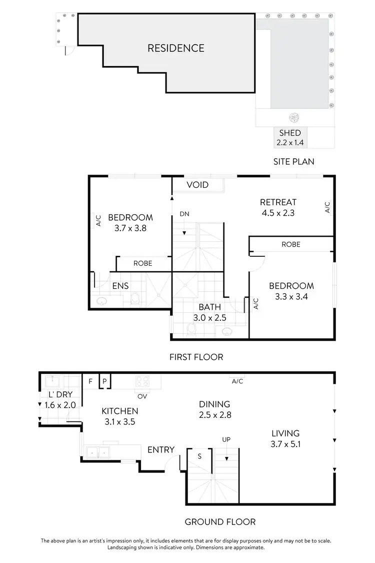 Floorplan of Homely townhouse listing, 2a Warrs Road, Maribyrnong VIC 3032
