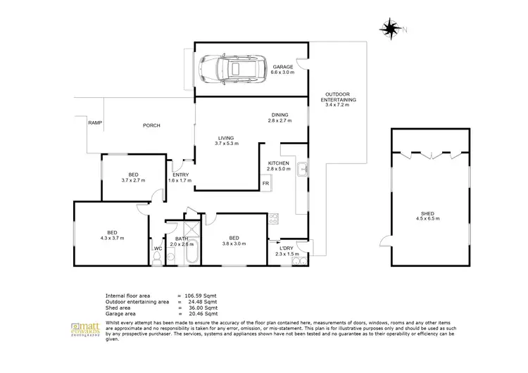 Floorplan of Homely house listing, 26 Vanity Street, Rockville QLD 4350