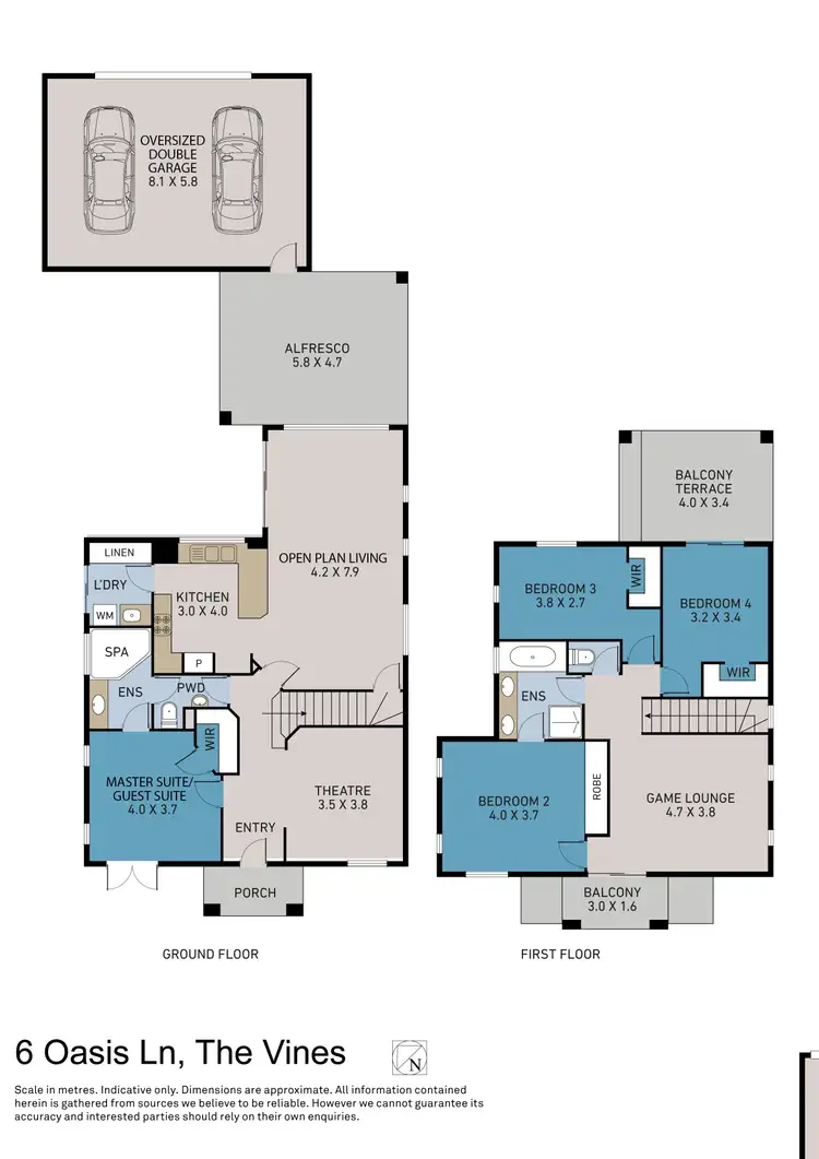 Floorplan of Homely house listing, 6 Oasis Lane, The Vines WA 6069