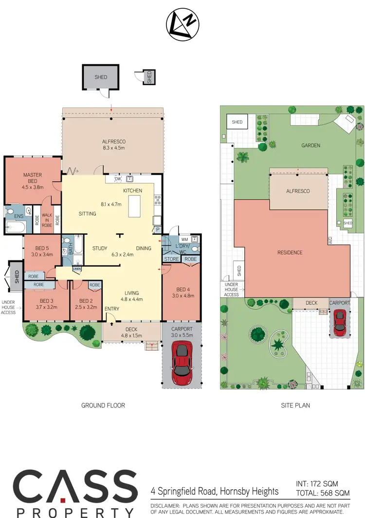 Floorplan of Homely house listing, 4 Springfield Road, Hornsby Heights NSW 2077
