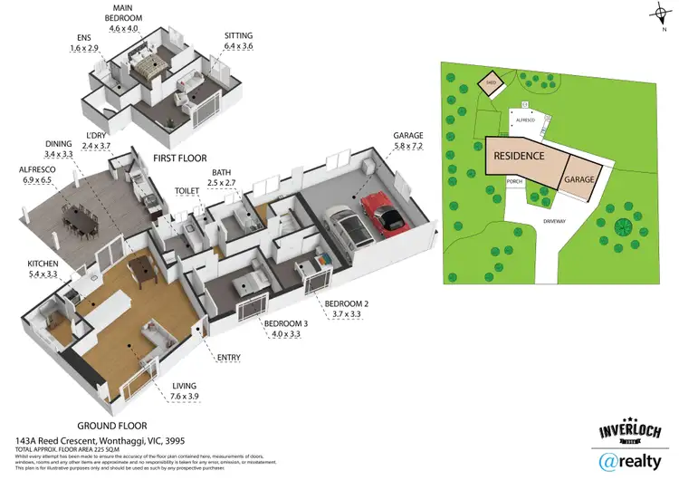 Floorplan of Homely house listing, 143A Reed Crescent, Wonthaggi VIC 3995