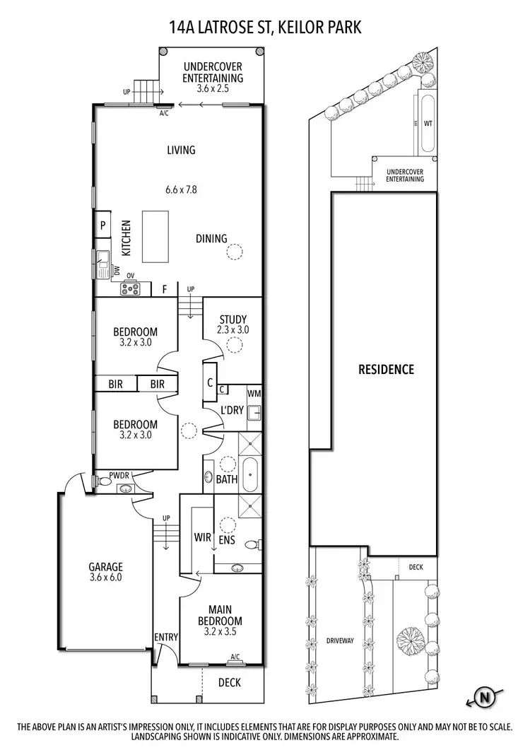 Floorplan of Homely house listing, 14a Latrose Street, Keilor Park VIC 3042