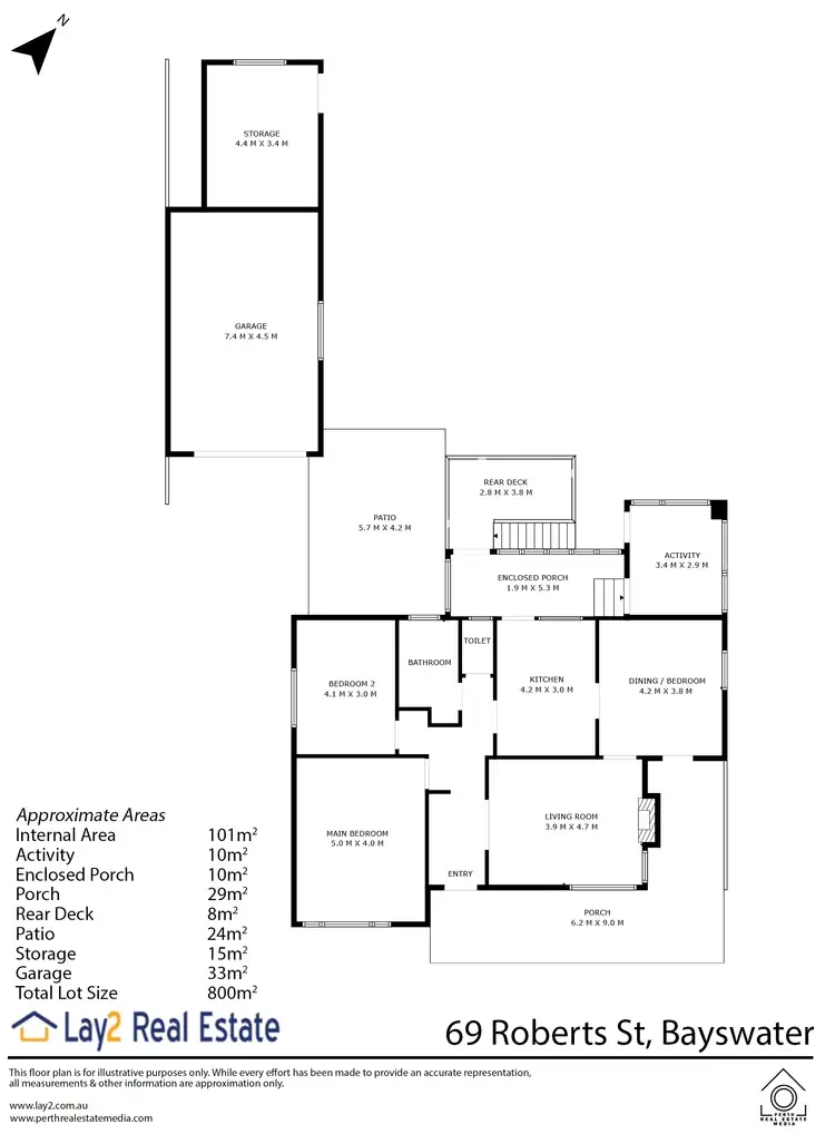 Floorplan of Homely house listing, 69 Roberts Street, Bayswater WA 6053