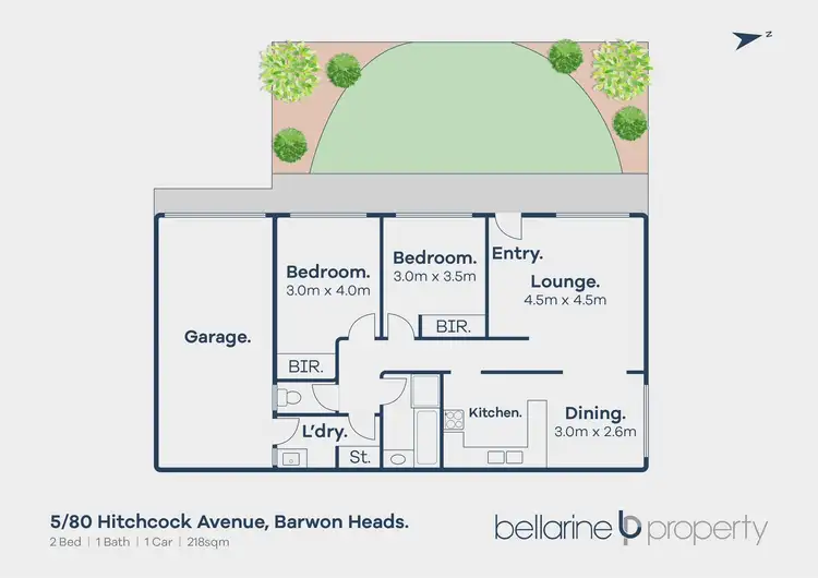 Floorplan of Homely unit listing, 5/80 Hitchcock Avenue, Barwon Heads VIC 3227