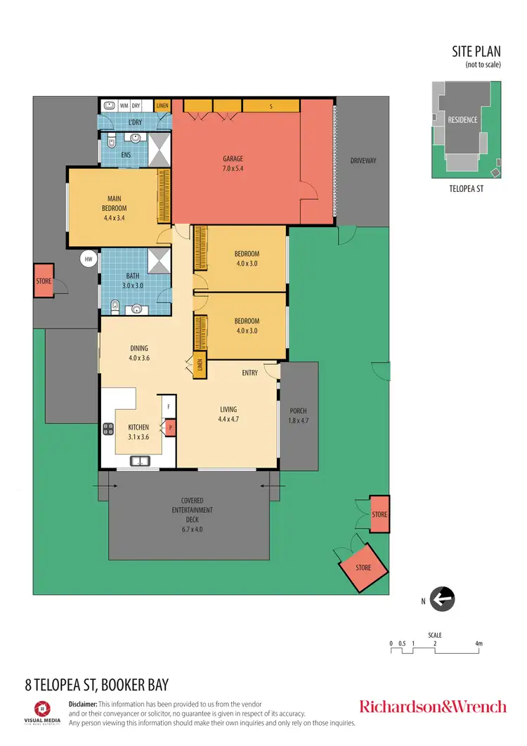 Floorplan of Homely villa listing, 8 Telopea Street, Booker Bay NSW 2257