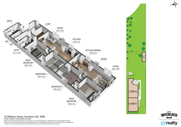 Floorplan of Homely house listing, 22 Williams Street, Inverloch VIC 3996