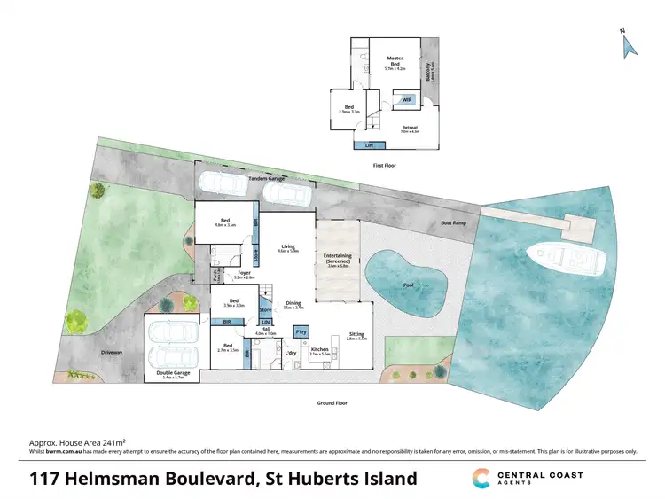 Floorplan of Homely house listing, 117 Helmsman Blvd, St Huberts Island NSW 2257