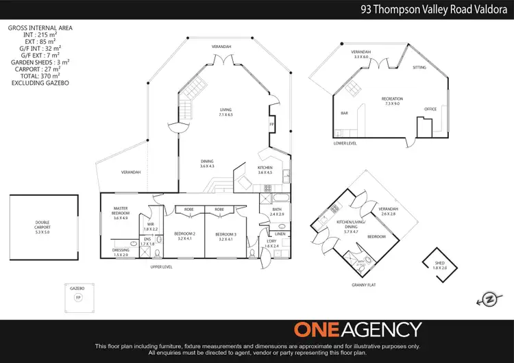 Floorplan of Homely house listing, 93 Thomson Valley Rd, Valdora QLD 4561
