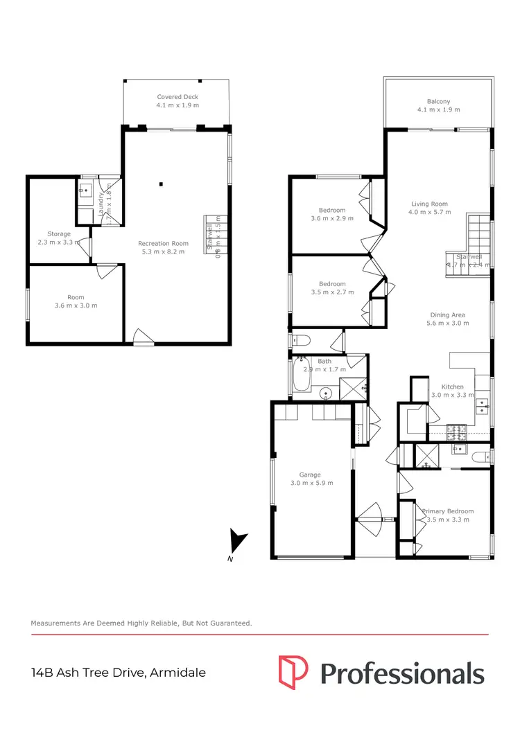 Floorplan of Homely house listing, 14B Ash Tree Drive, Armidale NSW 2350