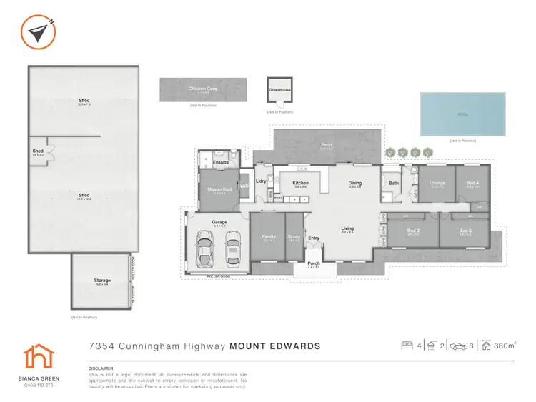 Floorplan of Homely house listing, 7354 Cunningham Highway, Mount Edwards QLD 4309