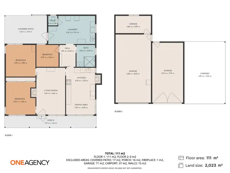 Floorplan of Homely house listing, 2 Kennys Road, Mengha TAS 7330