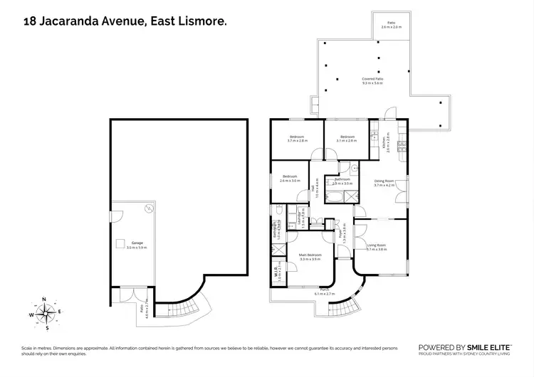 Floorplan of Homely house listing, 18 Jacaranda Avenue, East Lismore NSW 2480