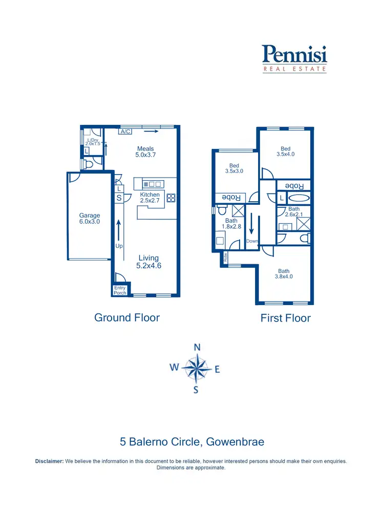 Floorplan of Homely house listing, 5 Balerno Circle, Gowanbrae VIC 3043