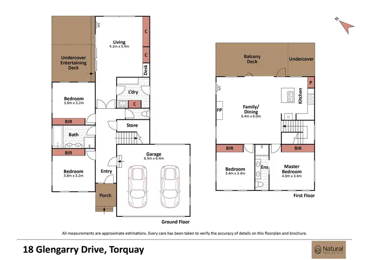 Floorplan of Homely house listing, 18 Glengarry Drive, Torquay VIC 3228