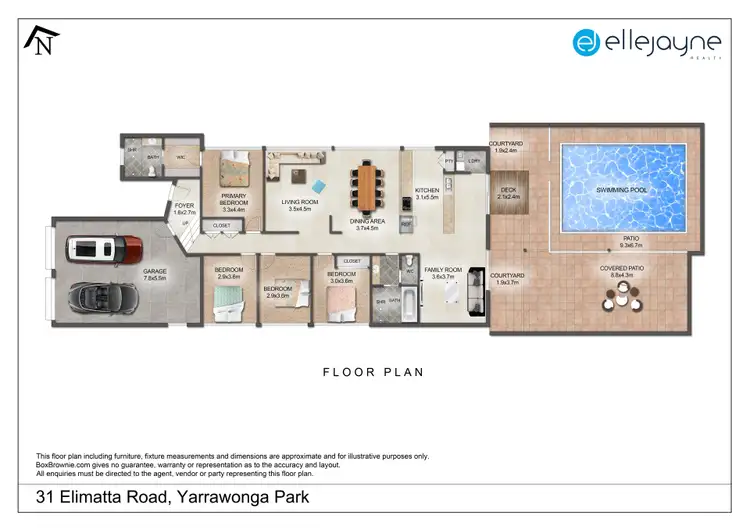 Floorplan of Homely house listing, 31 Elimatta Road, Yarrawonga Park NSW 2264