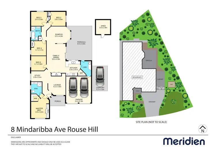 Floorplan of Homely house listing, 8 Mindaribba Avenue, Rouse Hill NSW 2155