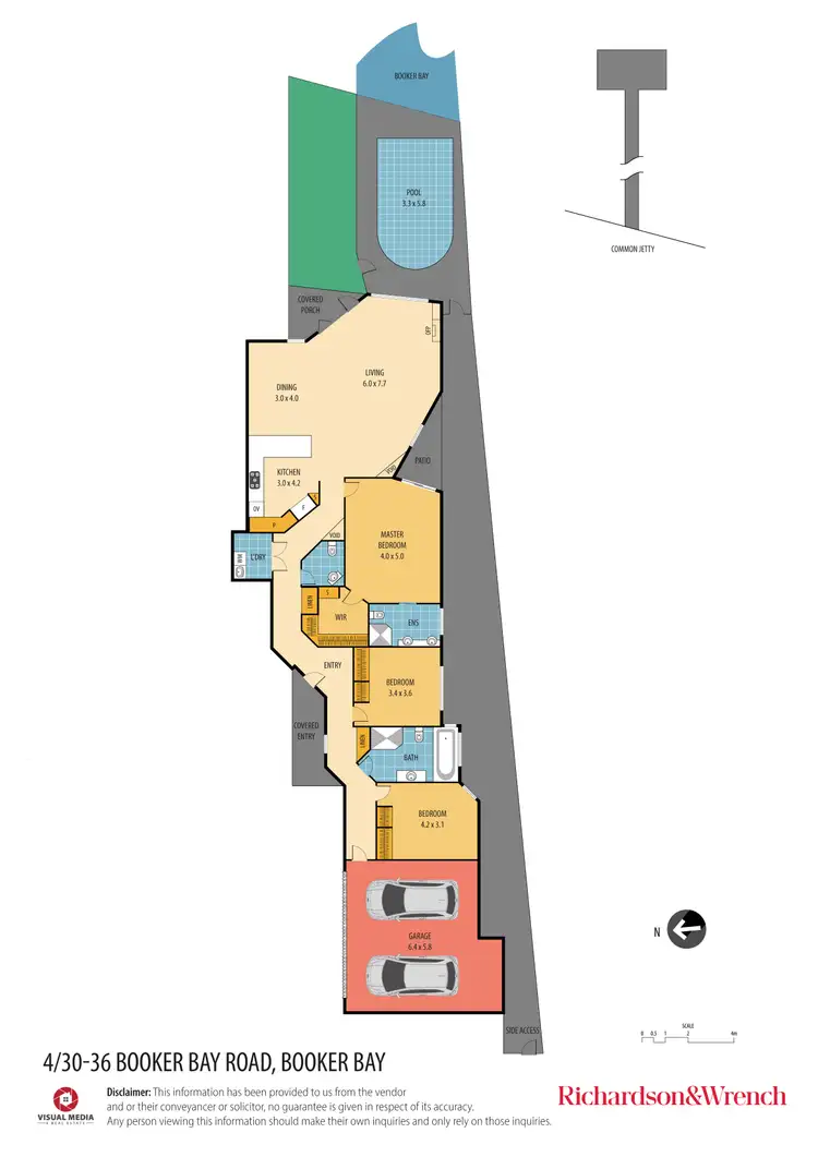 Floorplan of Homely apartment listing, 4/30 - 36 Booker Bay Road, Booker Bay NSW 2257
