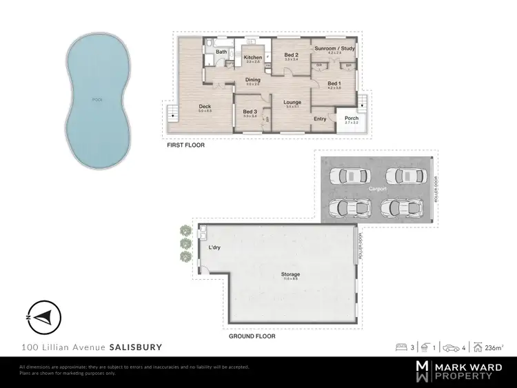 Floorplan of Homely house listing, 100 Lillian Avenue, Salisbury QLD 4107