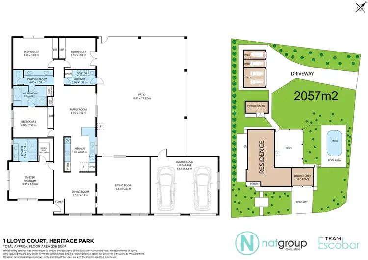 Floorplan of Homely house listing, 1 Lloyd Court, Heritage Park QLD 4118
