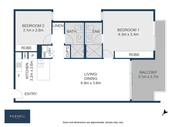 Floorplan of Homely apartment listing, 84/18 Austin Street, Griffith ACT 2603