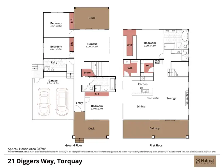 Floorplan of Homely house listing, 21 Diggers Way, Torquay VIC 3228
