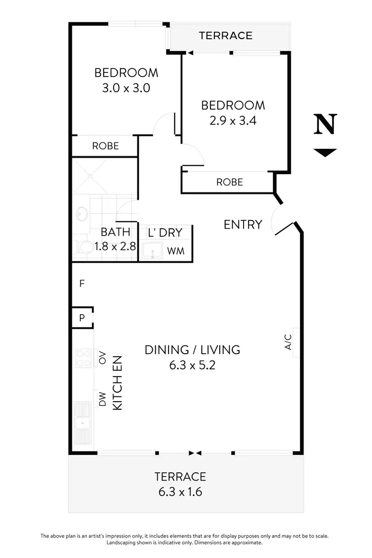 Floorplan of Homely apartment listing, 5/25 Winifred Street, Essendon VIC 3040