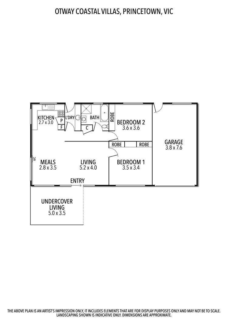 Floorplan of Homely rural property listing, 7914 Great Ocean Rd, Princetown VIC 3269