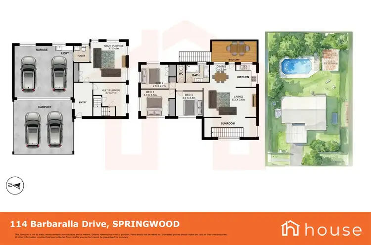 Floorplan of Homely house listing, 114 Barbaralla Drive, Springwood QLD 4127