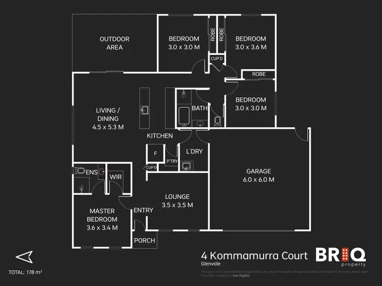 Floorplan of Homely house listing, 4 Kommamurra Court, Glenvale QLD 4350